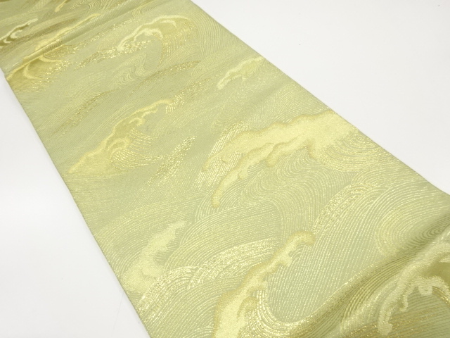 JAPANESE FUKURO OBI / WOVEN ROUGH WAVE